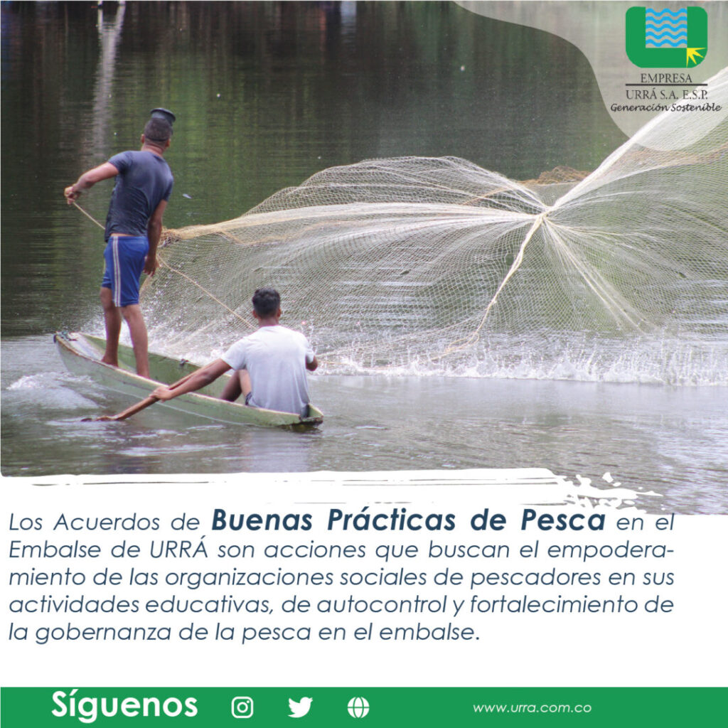 Buenas Prácticas de Pesca para el embalse de URRÁ