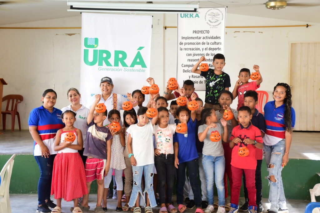 URRÁ propicia integración deportiva y cultural de jóvenes vecinos de la Central Hidroeléctrica en Tierralta