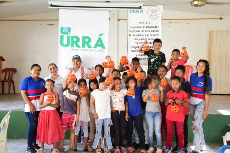 URRÁ propicia integración deportiva y cultural de jóvenes vecinos de la Central Hidroeléctrica en Tierralta