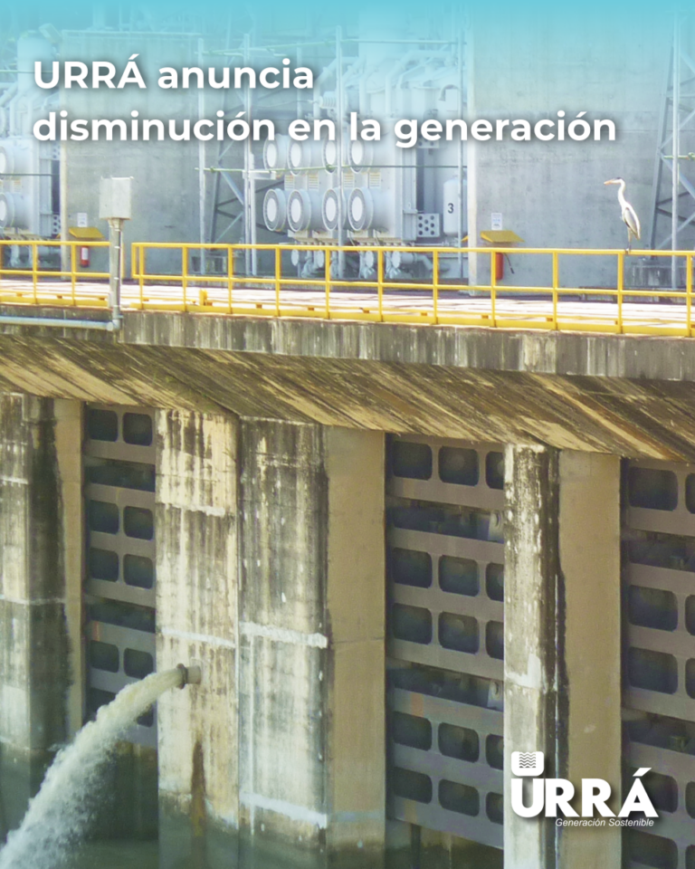 URRÁ anuncia disminución en la generación