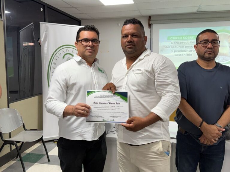 Con apoyo de URRÁ, 32 pescadores se certifican en “Conservación del Recurso Pesquero y Piscicultura sostenible”