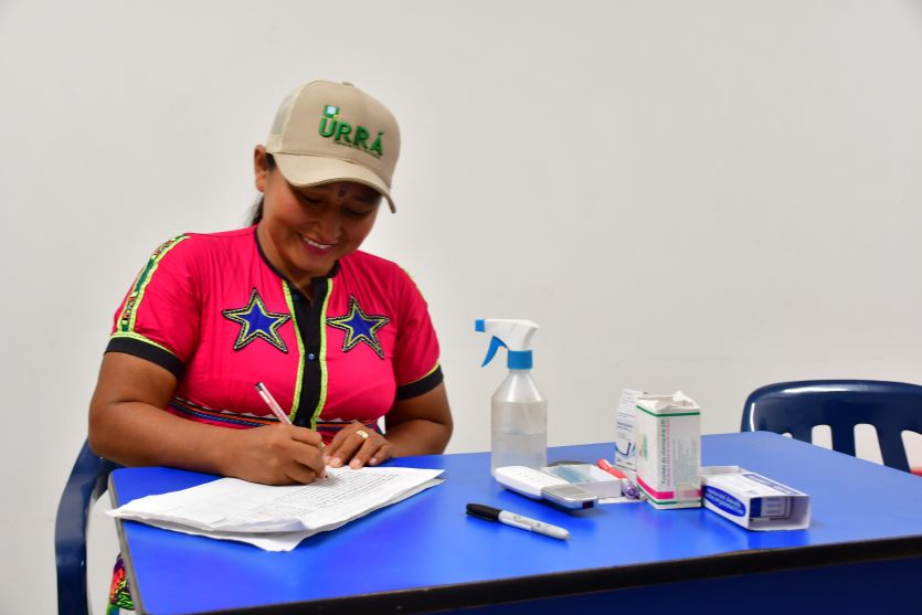 Población de 20 cabildos indígenas del Alto Sinú se benefician de toma de muestras para el diagnóstico de malaria