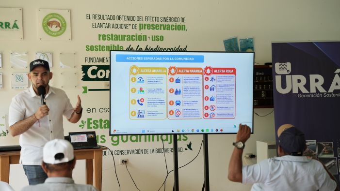 URRÁ y CVS vinculadas en la formación comunitaria para promover la gobernanza del agua, la resiliencia climática y la conservación de los recursos naturales en el Alto Sinú
